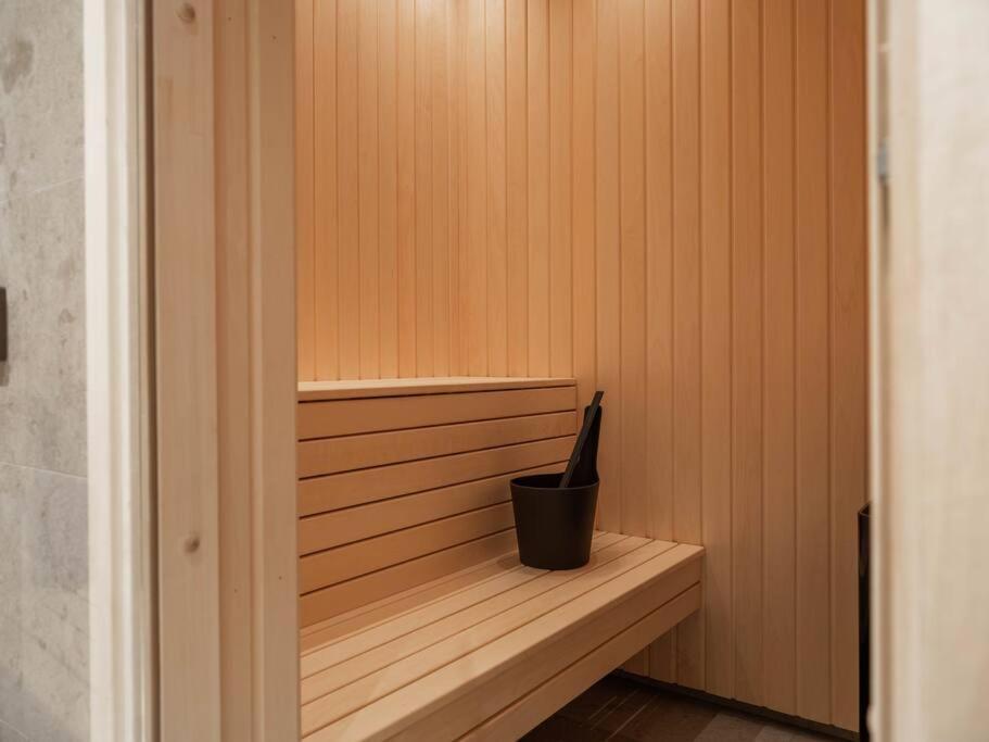 Chic Are Apt For 6 Ski-In-Ski-Out With Sauna Esterno foto